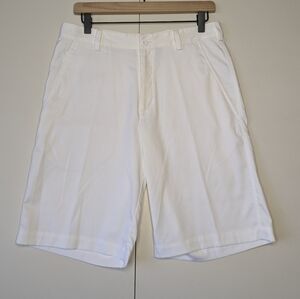Nike Golf Mens Dri Fitt White Shorts Size 30